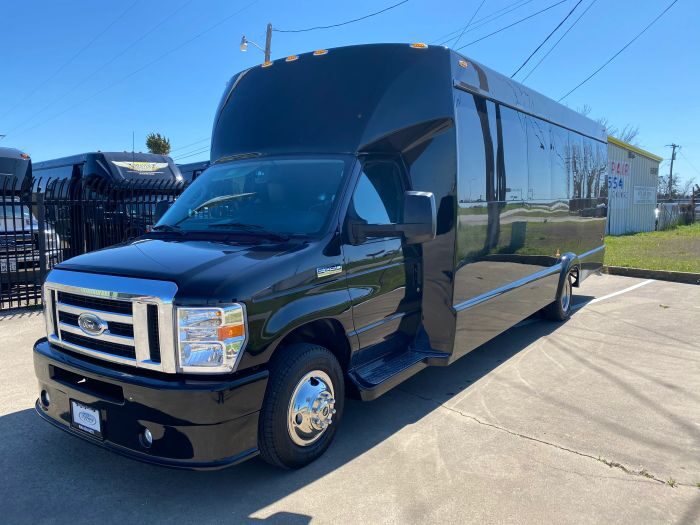 Black party bus – Edwards limo service