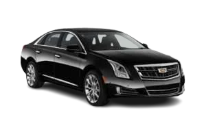 Edwards black Cadillac XTS executive sedan